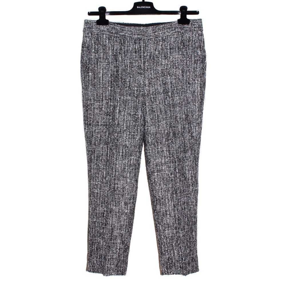 Talbots Hampshire Ankle Pant in Sequin Metallic Tweed